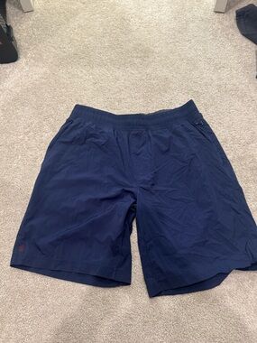 RHONE Navy Athletic Shorts